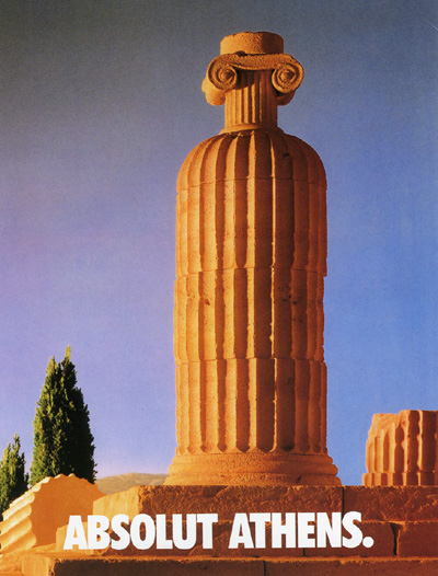 Реклама водки Absolut